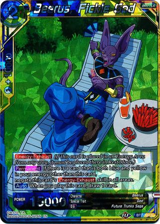 Beerus, Fickle God [BT7-120] | Good Games Adelaide SA