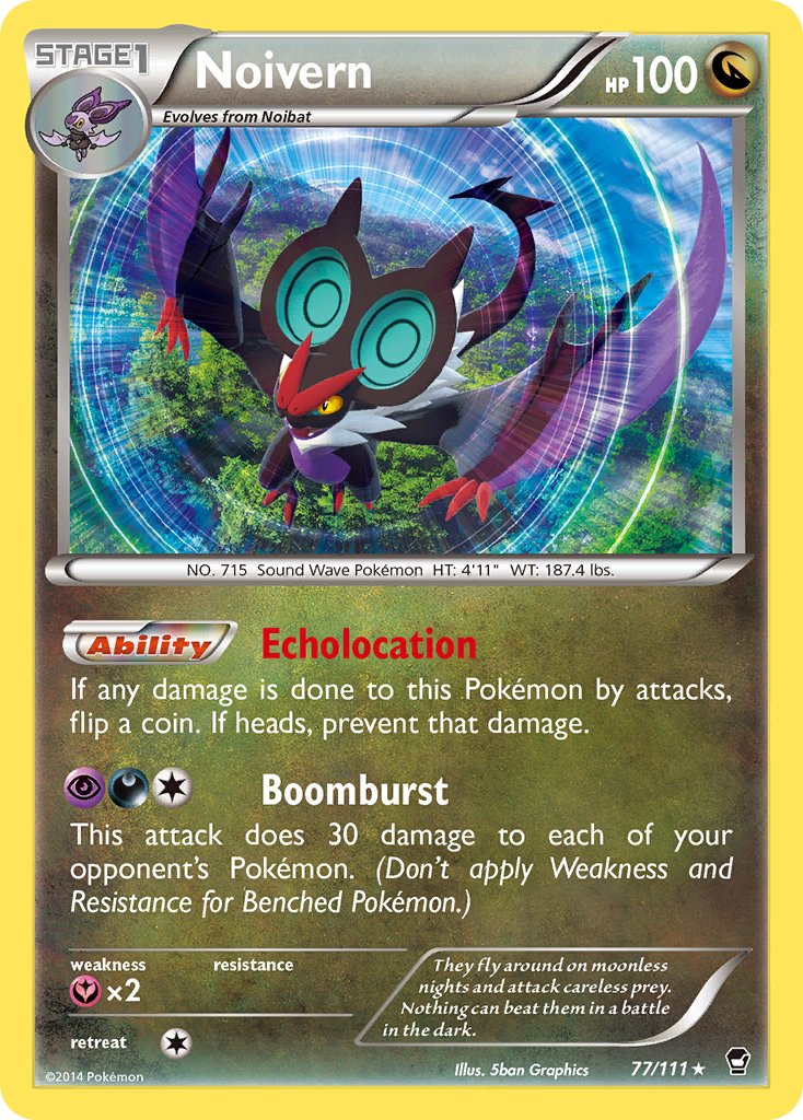Noivern (77/111) (Cosmos Holo) (Blister Exclusive) [XY: Furious Fists] | Good Games Adelaide SA