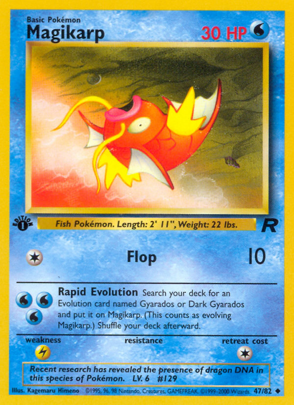 Magikarp (47/82) [Team Rocket 1st Edition] | Good Games Adelaide SA