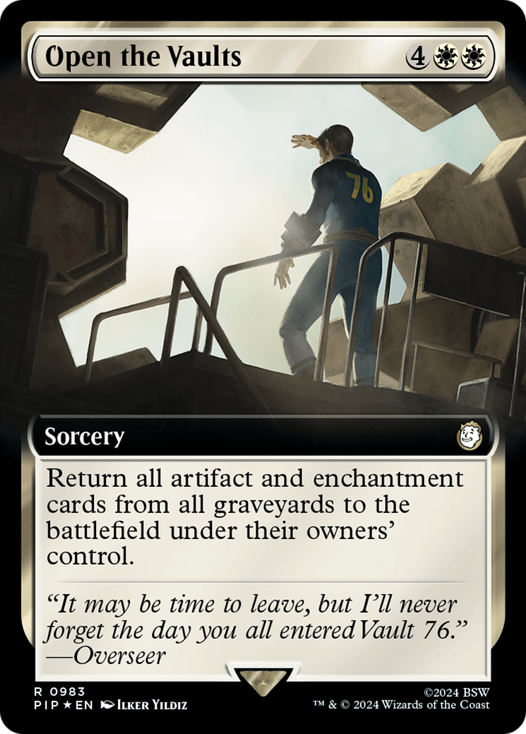 Open the Vaults (Extended Art) (Surge Foil) [Fallout] | Good Games Adelaide SA