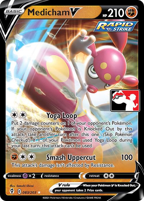 Medicham V Series 2 083/203 (Prize Pack Series Cards)  - Holofoil | Good Games Adelaide SA