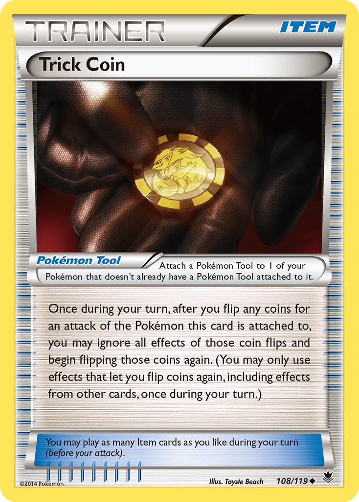 Trick Coin (108/119) [XY: Phantom Forces] | Good Games Adelaide SA