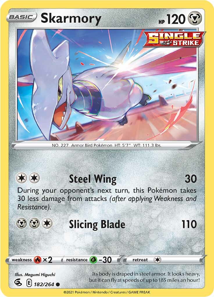 Skarmory (182/264) [Sword & Shield: Fusion Strike] | Good Games Adelaide SA