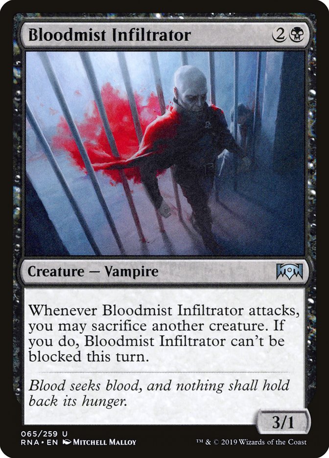 Bloodmist Infiltrator [Ravnica Allegiance] | Good Games Adelaide SA