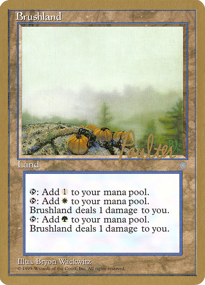 Brushland (Preston Poulter) [Pro Tour Collector Set] | Good Games Adelaide SA