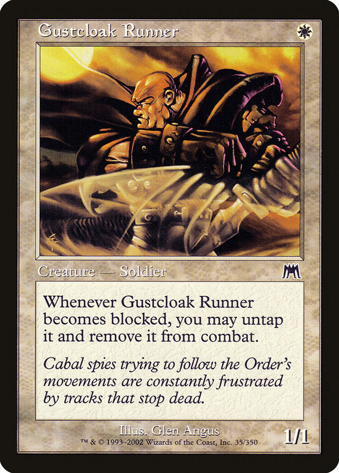 Gustcloak Runner 35 (Onslaught)  - Foil | Good Games Adelaide SA