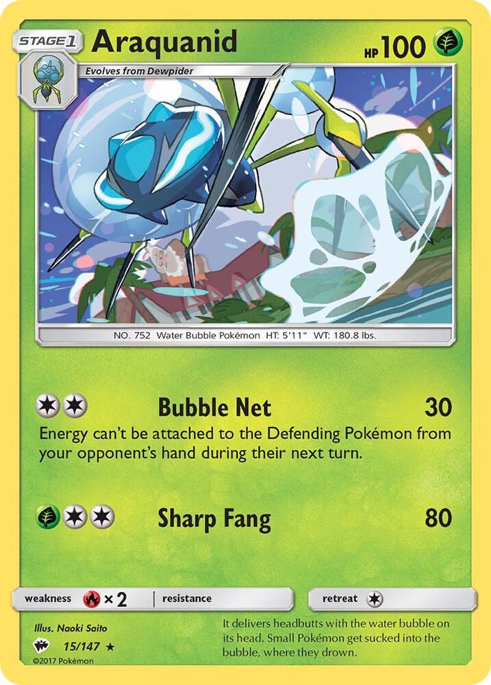 Araquanid 15/147 (SM - Burning Shadows)  | Good Games Adelaide SA