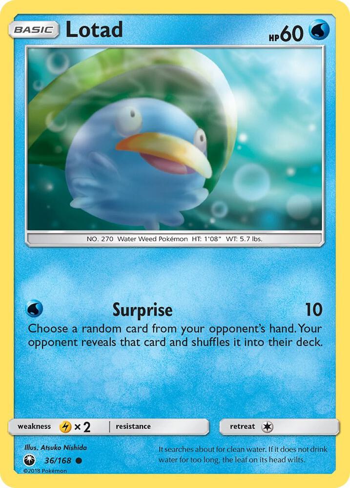 Lotad 36/168 (SM - Celestial Storm)  | Good Games Adelaide SA