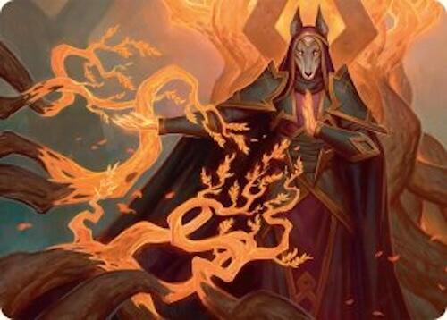Abzan Devotee Art Card 10 54 10 (Art Series: Tarkir: Dragonstorm)  | Good Games Adelaide SA