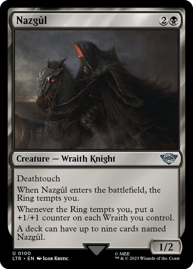 Nazgûl 100 (Universes Beyond: The Lord of the Rings: Tales of Middle-earth)  - Foil | Good Games Adelaide SA