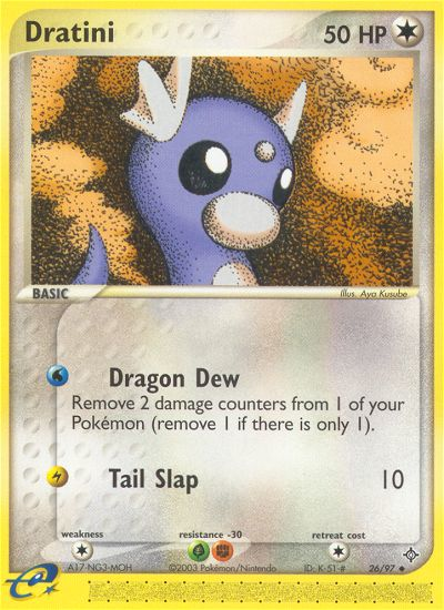 Dratini (26/97) [EX: Dragon] | Good Games Adelaide SA