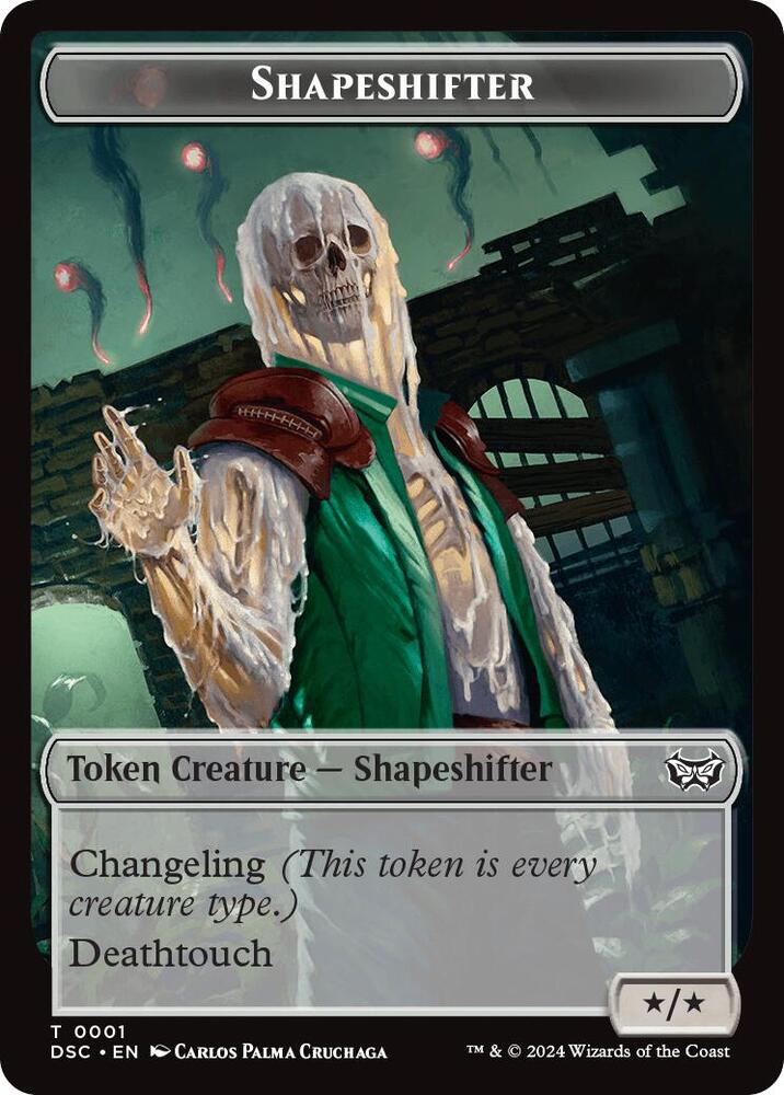 Shapeshifter Insect 0022 Double Sided Token 1 // 22 (Commander: Duskmourn: House of Horror)  | Good Games Adelaide SA