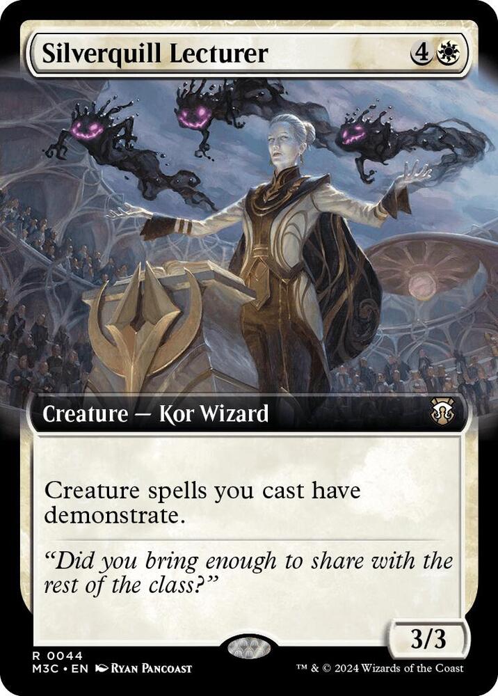 Silverquill Lecturer 44/411 (Commander: Modern Horizons 3)  - Extended Art Ripple Foil | Good Games Adelaide SA
