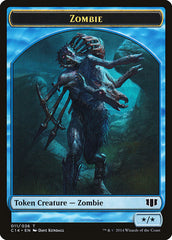 Fish // Zombie (011/036) Double-sided Token [Commander 2014 Tokens] | Good Games Adelaide SA