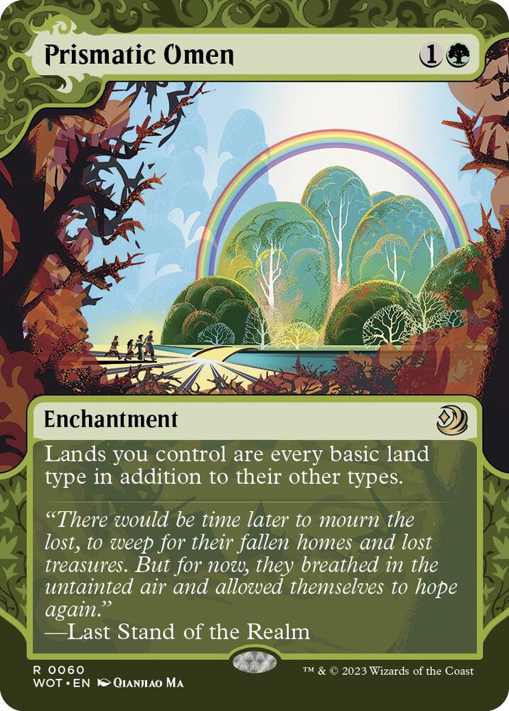 Prismatic Omen 60 (Wilds of Eldraine: Enchanting Tales)  - Showcase | Good Games Adelaide SA