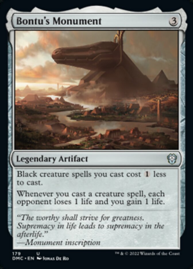 Bontu's Monument [Dominaria United Commander] | Good Games Adelaide SA