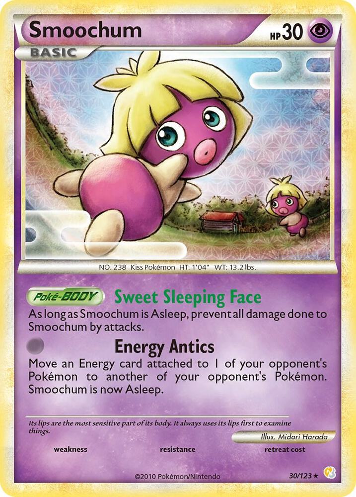 Smoochum 30/123 (HeartGold SoulSilver)  - Reverse Holofoil | Good Games Adelaide SA