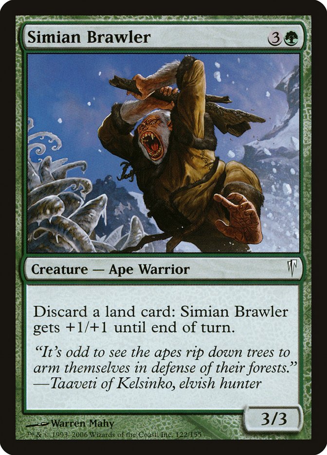 Simian Brawler 122 (Coldsnap)  - Foil | Good Games Adelaide SA