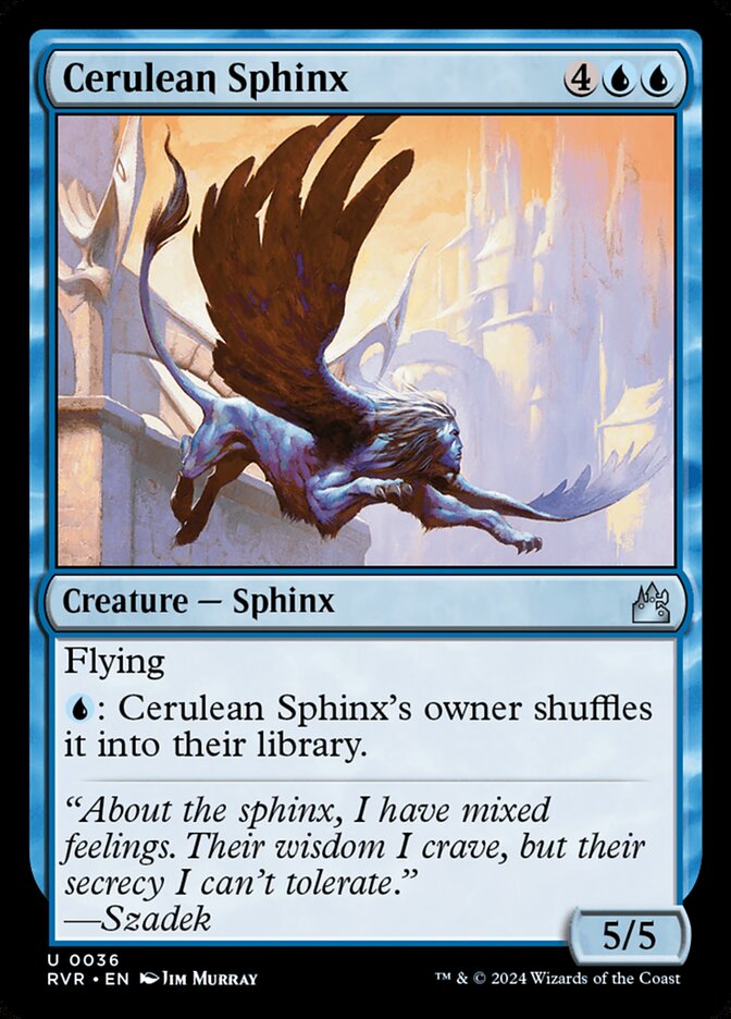 Cerulean Sphinx 36 (Ravnica Remastered)  | Good Games Adelaide SA