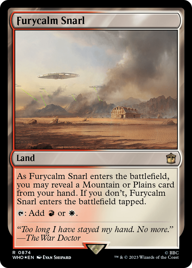 Furycalm Snarl (Surge Foil) [Doctor Who] | Good Games Adelaide SA