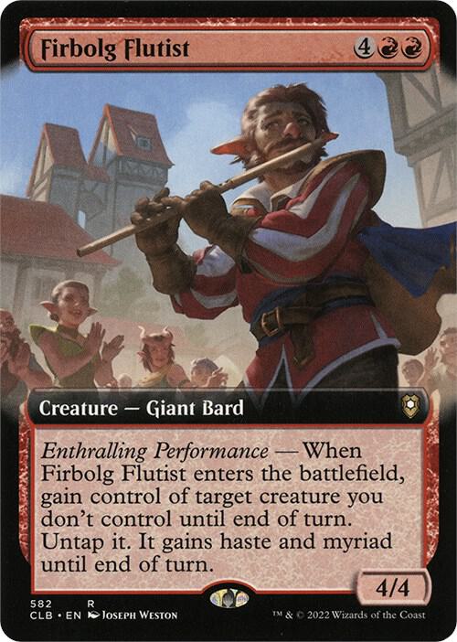 Firbolg Flutist Extended Art 582 (Commander Legends: Battle for Baldur's Gate)  | Good Games Adelaide SA
