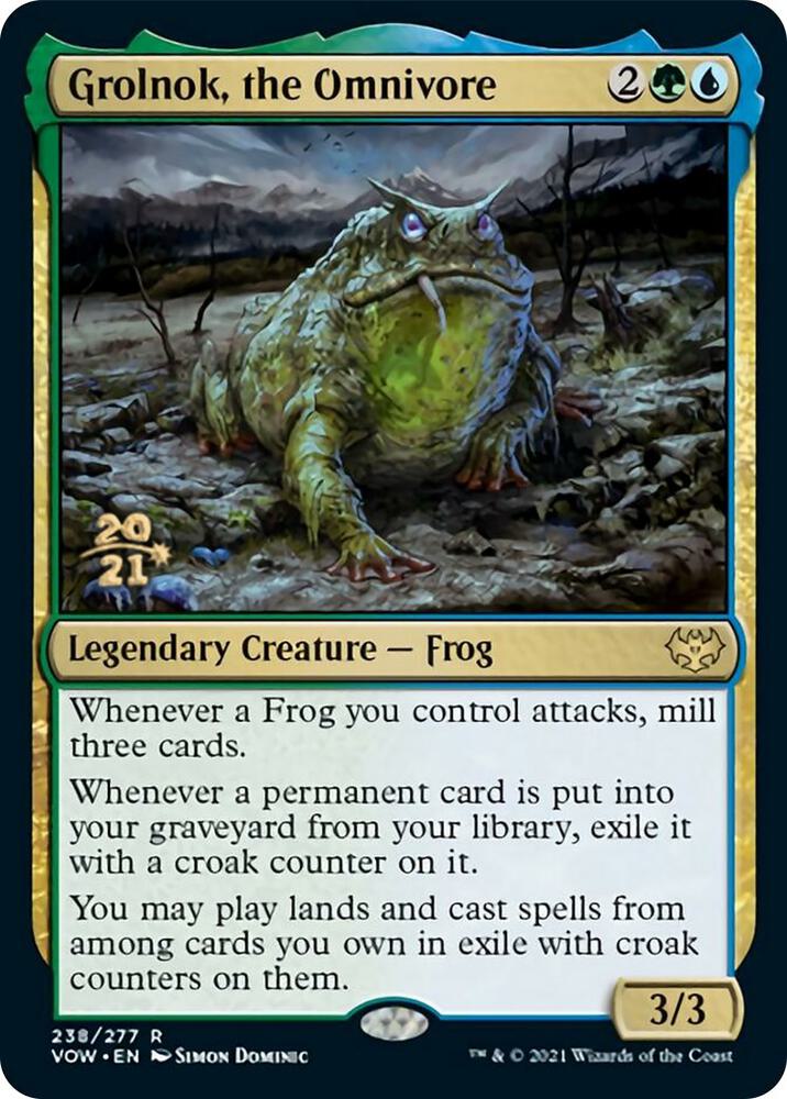 Grolnok the Omnivore 238 (Prerelease Cards)  - Foil | Good Games Adelaide SA