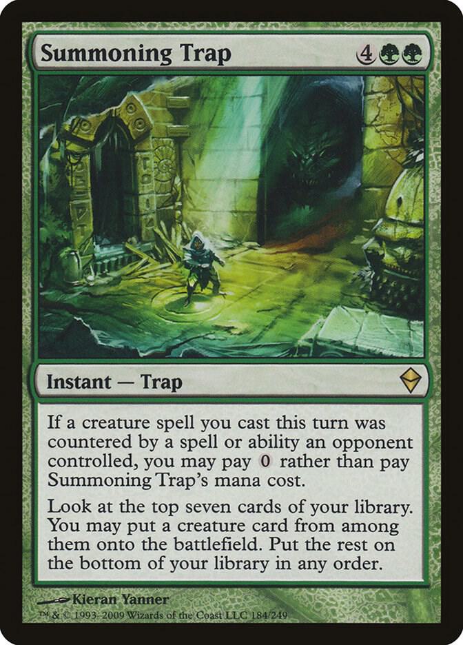 Summoning Trap 184 (Zendikar)  - Foil | Good Games Adelaide SA