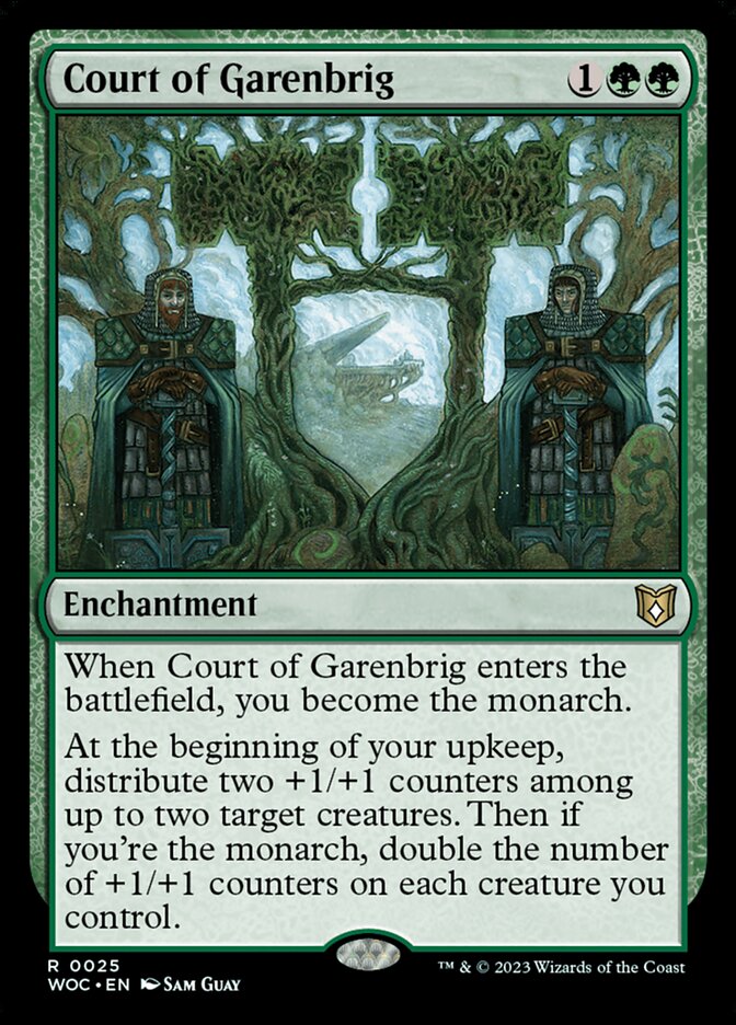 Court of Garenbrig 25 (Commander: Wilds of Eldraine)  - Foil | Good Games Adelaide SA