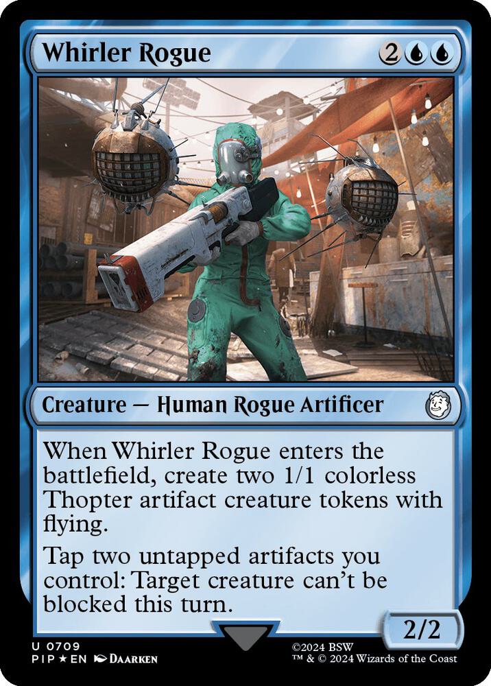 Whirler Rogue 709 (Universes Beyond: Fallout)  - Foil | Good Games Adelaide SA