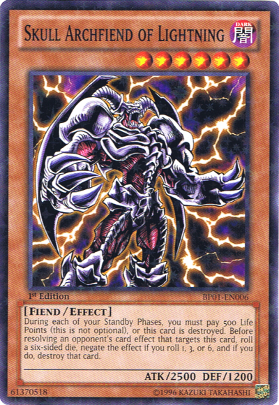 Skull Archfiend of Lightning [BP01-EN006] Starfoil Rare | Good Games Adelaide SA