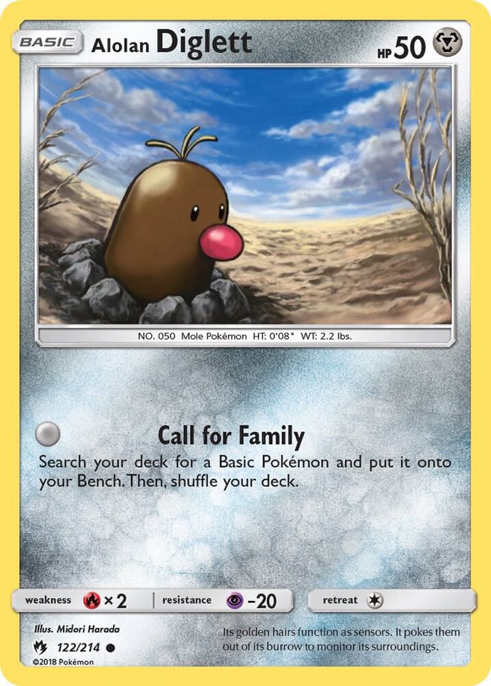 Alolan Diglett 122/214 (SM - Lost Thunder)  | Good Games Adelaide SA