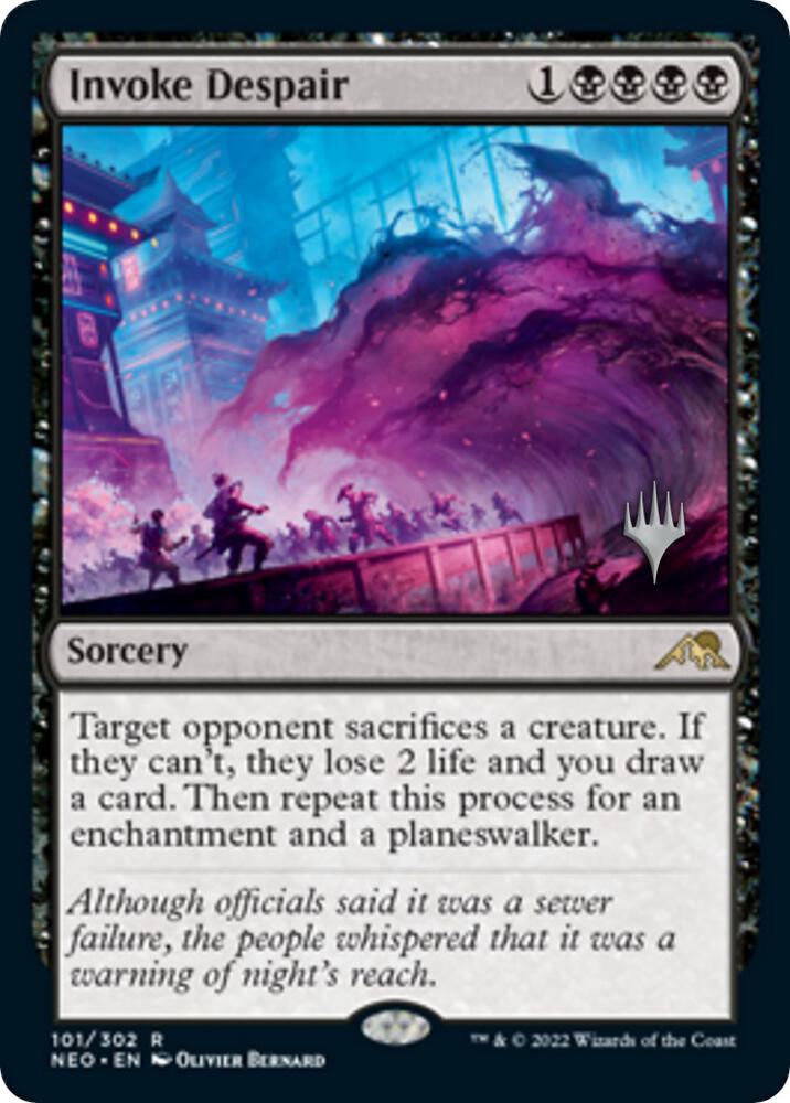 Invoke Despair 101 (Promo Pack: Kamigawa: Neon Dynasty)  | Good Games Adelaide SA