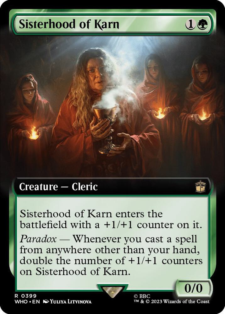 Sisterhood of Karn 399 (Universes Beyond: Doctor Who)  - Foil | Good Games Adelaide SA