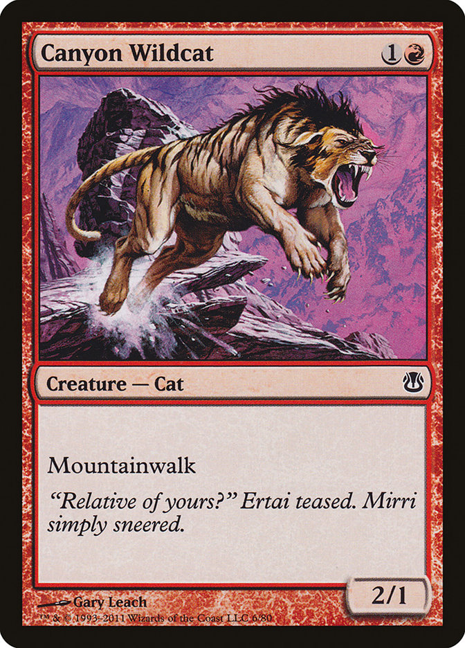 Canyon Wildcat [Duel Decks: Ajani vs. Nicol Bolas] | Good Games Adelaide SA