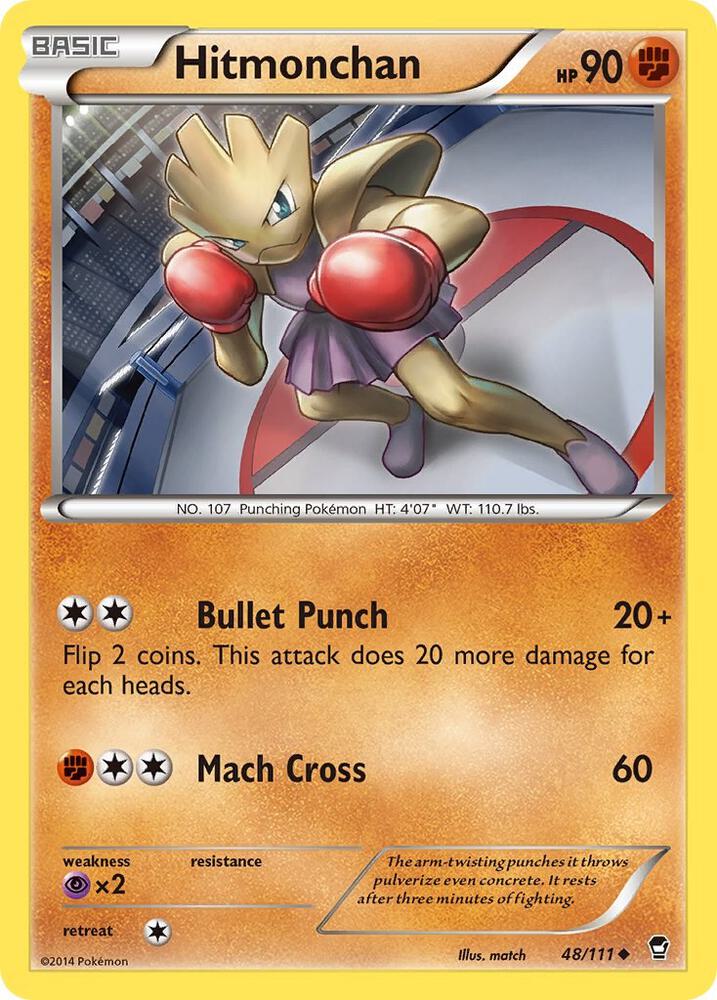 Hitmonchan 48/111 (XY - Furious Fists)  | Good Games Adelaide SA