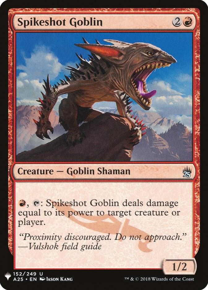 Spikeshot Goblin 152 (The List Reprints)  | Good Games Adelaide SA