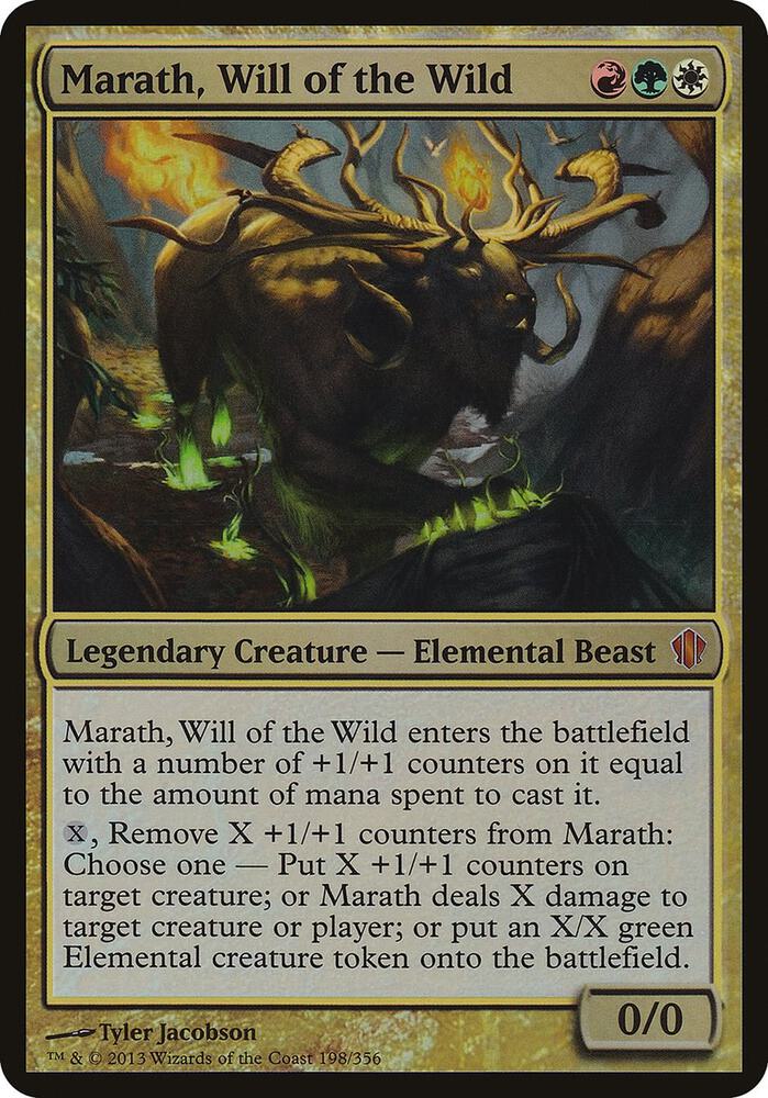 Marath Will of the Wild Commander 2013 198 (Oversize Cards)  - Foil | Good Games Adelaide SA
