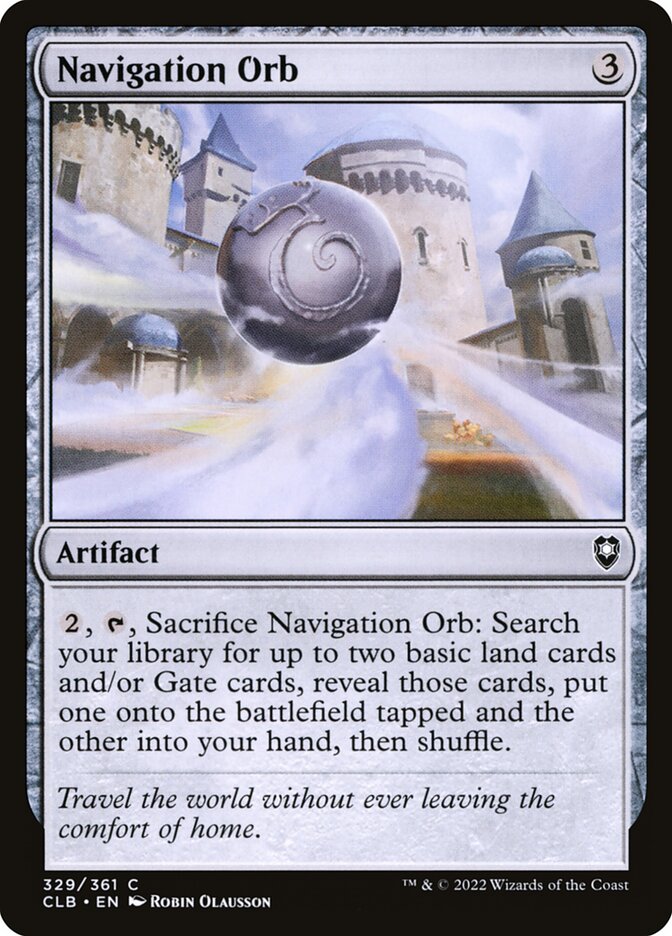 Navigation Orb 329 (Commander Legends: Battle for Baldur's Gate)  - Foil | Good Games Adelaide SA