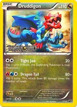 Druddigon 17 20 Dragon Vault 017/020 (Blister Exclusives)  - Holofoil | Good Games Adelaide SA