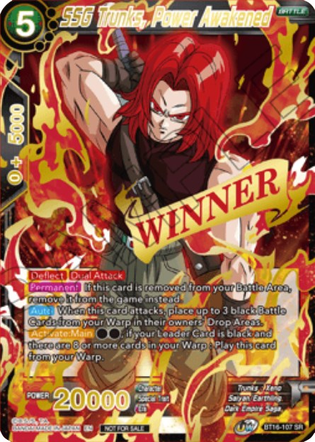 SSG Trunks, Power Awakened (Event Pack 10) (BT16-107) [Tournament Promotion Cards] | Good Games Adelaide SA
