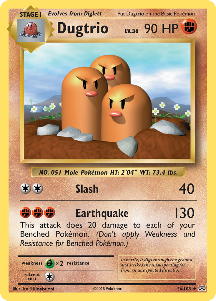 Dugtrio (56/108) [XY: Evolutions] | Good Games Adelaide SA