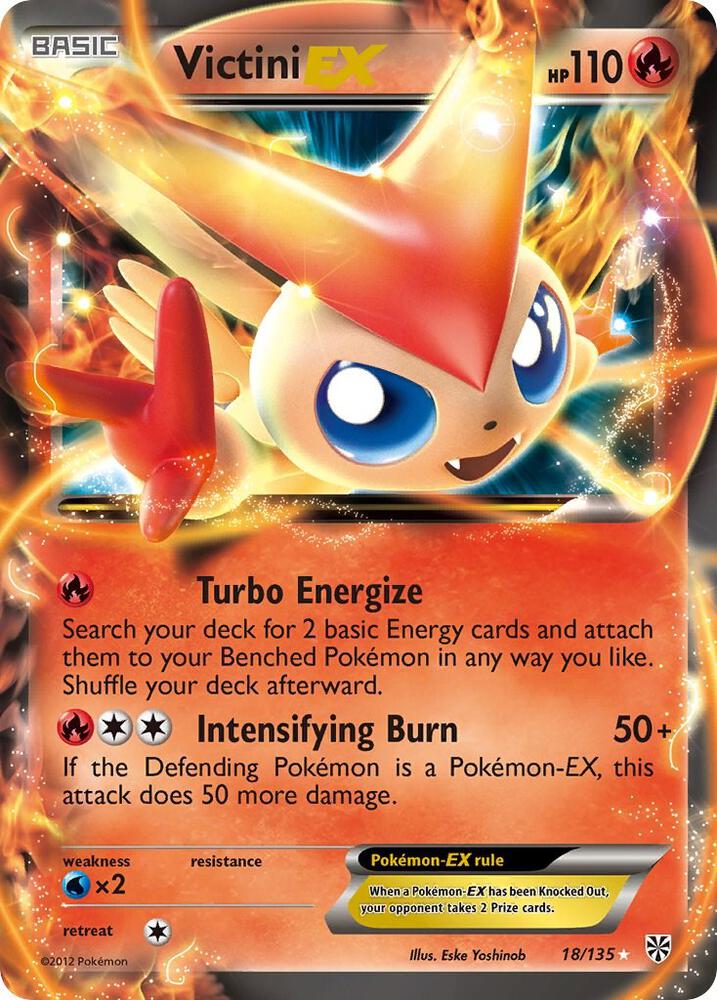 Victini EX 18/135 (Plasma Storm)  - Holofoil | Good Games Adelaide SA