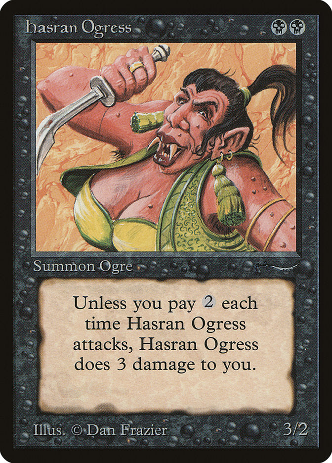 Hasran Ogress (Light Mana Cost) [Arabian Nights] | Good Games Adelaide SA
