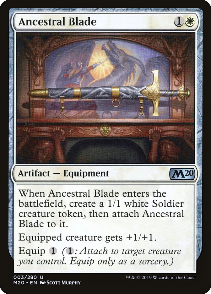 Ancestral Blade [Core Set 2020] | Good Games Adelaide SA