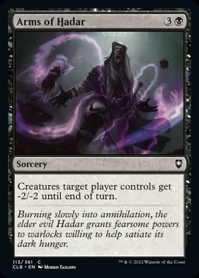 Arms of Hadar [Commander Legends: Battle for Baldur's Gate] | Good Games Adelaide SA