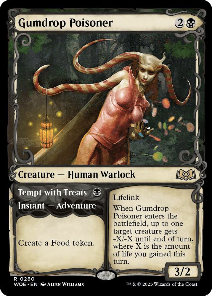 Gumdrop Poisoner // Tempt with Treats 280 (Wilds of Eldraine)  | Good Games Adelaide SA