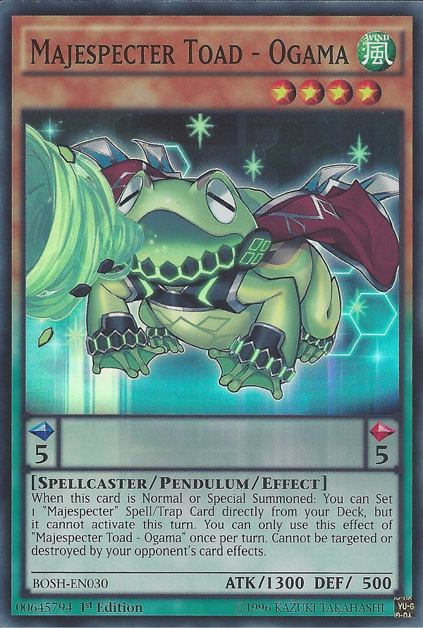 Majespecter Toad - Ogama [BOSH-EN030] Super Rare | Good Games Adelaide SA