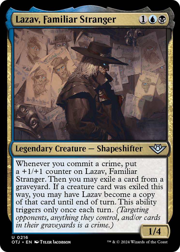 Lazav, Familiar Stranger [Outlaws of Thunder Junction] | Good Games Adelaide SA