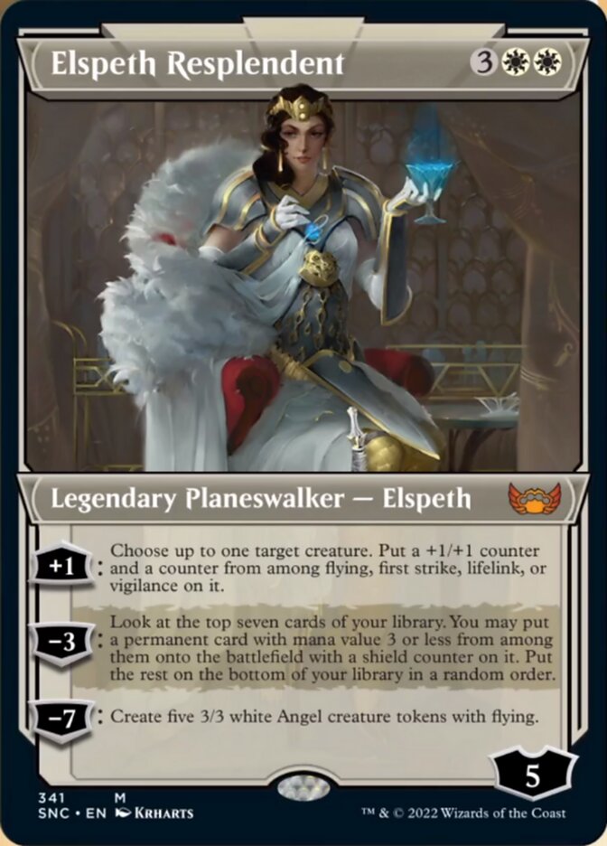 Elspeth Resplendent (Showcase Art Deco) [Streets of New Capenna] | Good Games Adelaide SA