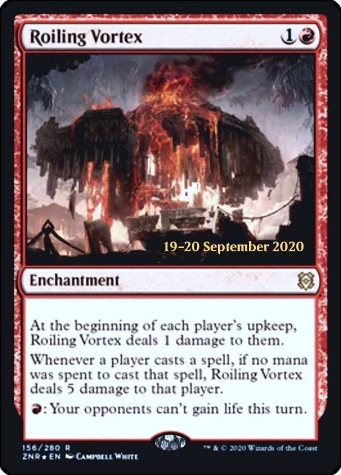 Roiling Vortex 156 (Prerelease Cards)  - Foil | Good Games Adelaide SA